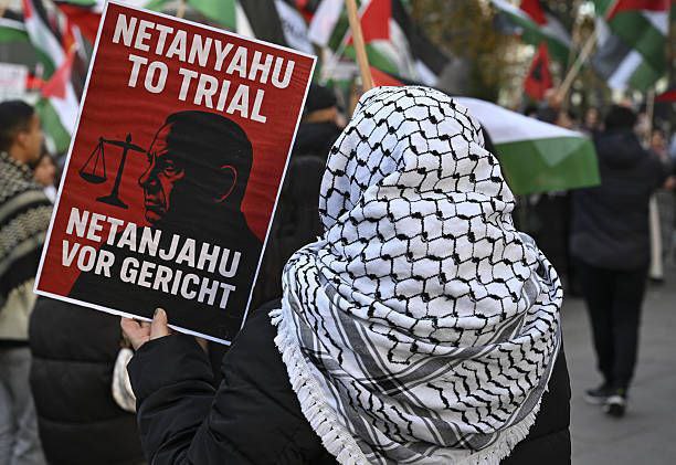 تظاهرات مردم برلین در اعتراض به نقض آتش‌بس و کشتار غیرنظامیان در غزه