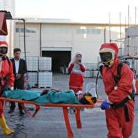 اولین مانور پدافند شیمیایی استان زنجان به روایت تصویر