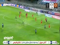 مهار شوت عمری توسط بیرانوند