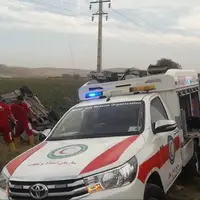 جانباختن یک تن در واژگونی خودرو در محور بوکان به میاندوآب