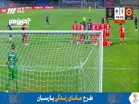 گل اول پرسپولیس به تراکتور توسط باکیچ