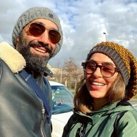 قاب جذاب زوج مشهور سینما در اکران فیلم