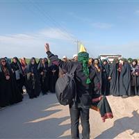 سفر ۱۵۰ دانش‌آموز خمینی از کلاس درس تا خاک پاک شهیدان