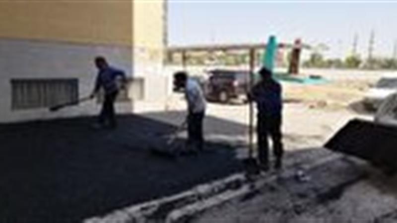 روکش آسفالت معابر منطقه ۵ قم بهسازی شد