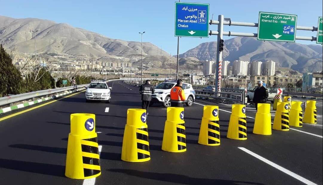 تردد از تهران و کرج به سمت چالوس تا اطلاع بعدی ممنوع است