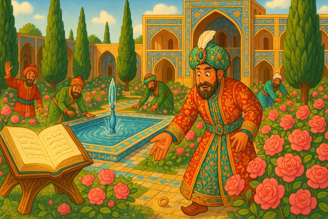 پیدا شدن انگشتر پادشاه با فال حافظ