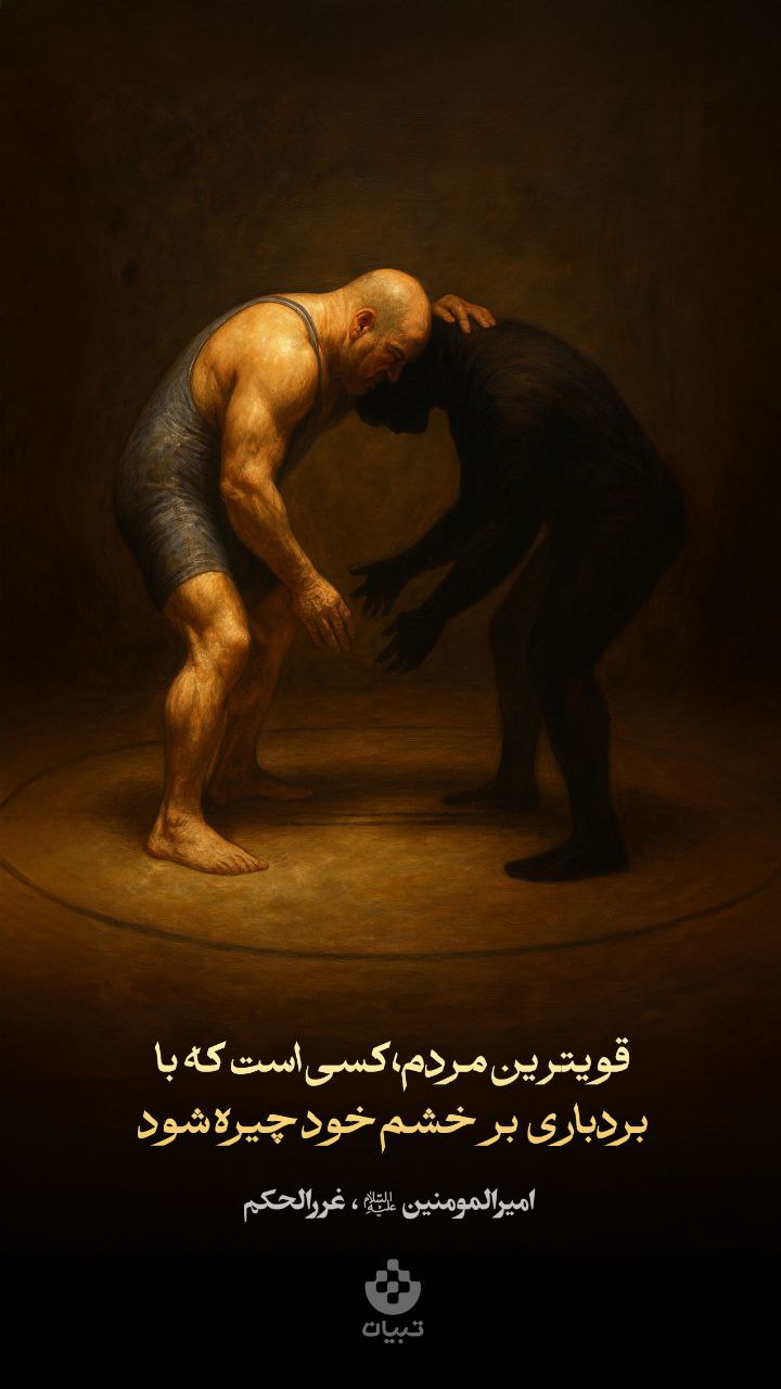 طرح/ قوی ترین مردم با بردباری بر خشم چیره میشود