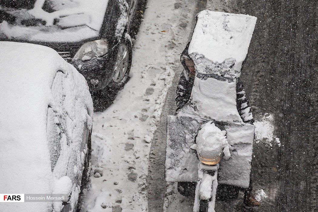  روز برفی تهران؛ آبان ماه ۱۳۹۸ 
