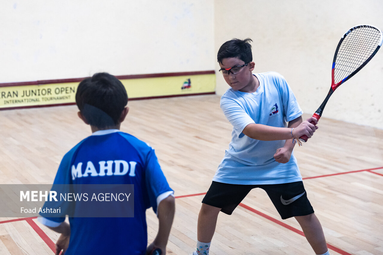 مسابقه اسکواش ایران جونیور