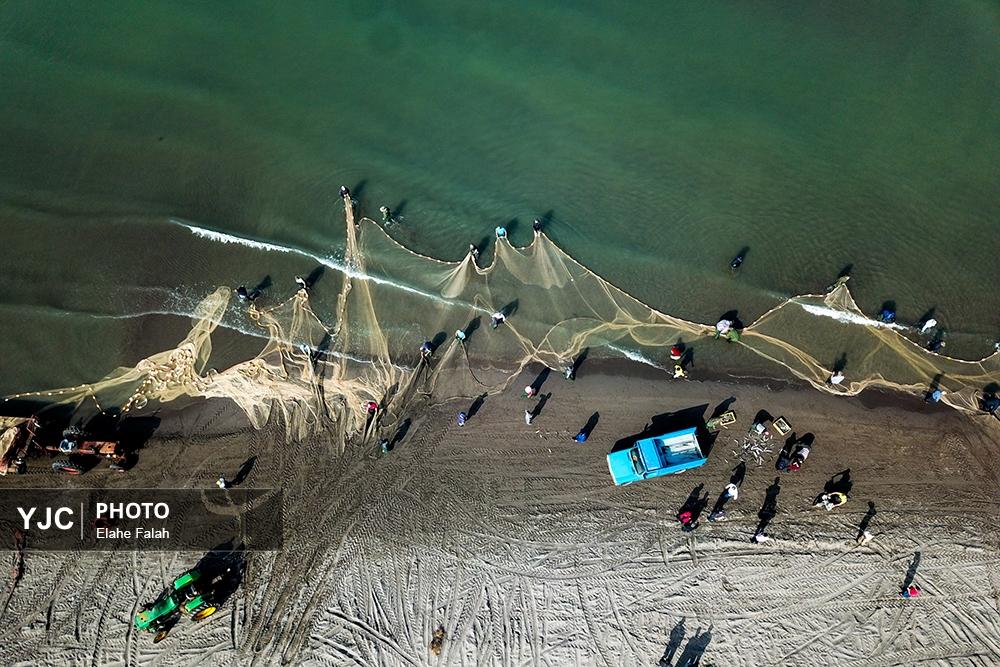 صید ماهی در استان گیلان
