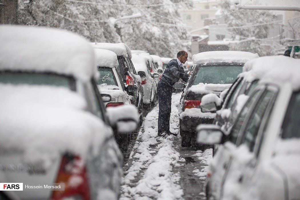  روز برفی تهران؛ آبان ماه ۱۳۹۸ 