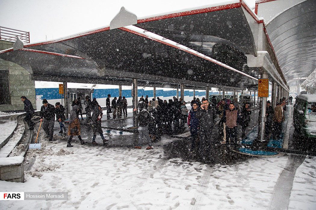  روز برفی تهران؛ آبان ماه ۱۳۹۸ 