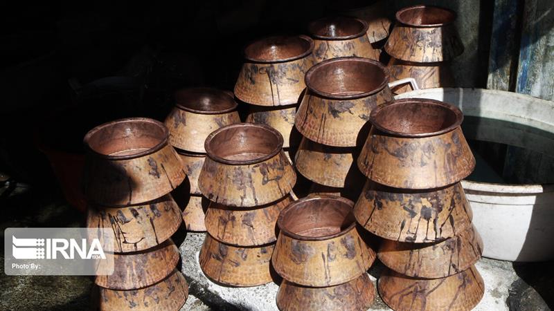 سالانه هفت هزار تن ظروف مسی در زنجان تولید میشود