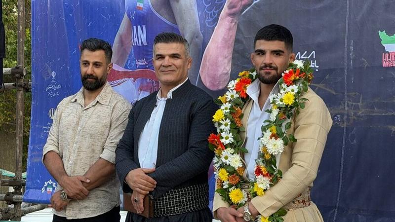 خانه کشتی «محمدمبین عظیمی» در سقز احداث میشود /مراسم استقبال و قدردانی از پرافتخارترین آزادکار کردستان