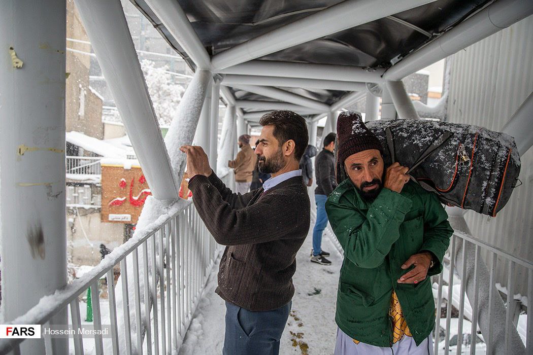  روز برفی تهران؛ آبان ماه ۱۳۹۸ 