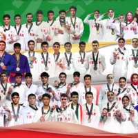 پرچم ایران با ۷۶ مدال رنگارنگ در بحرین بالا رفت