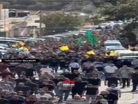 مشارکت گسترده مردمی در تشییع پیکر نوجوان ۱۵ ساله فلسطینی