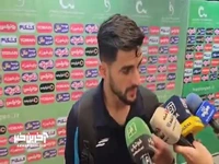 حسین گودرزی، بازیکن استقلال: امروز یک بازی خوب به نمایش گذاشتیم