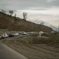 ترافیک در محور رشت به قزوین سنگین و پرحجم است