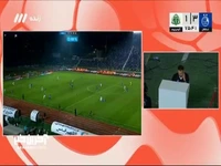 رضا مرزبان بازیکن آلومینیوم بعد از بازبینی VAR به دلیل خطا روی آشورماتوف از زمین بازی اخراج شد