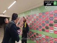 صحبتهای آرش رضاوند بازیکن سپاهان بعد از برد مقابل شمس آذر و به ثمر رساندن گل سه امتیازی
