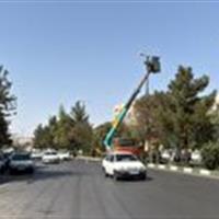 بهبود و ارتقای روشنایی معابر در قم