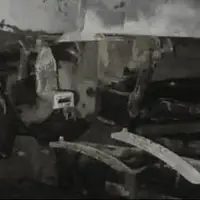 حریق یک دستگاه تریلر در نیشابور