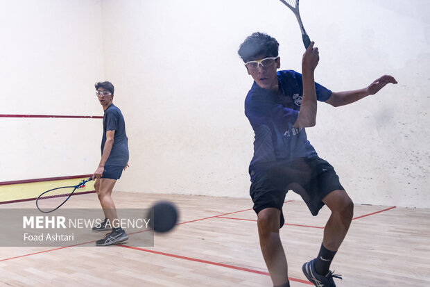 مسابقه اسکواش ایران جونیور