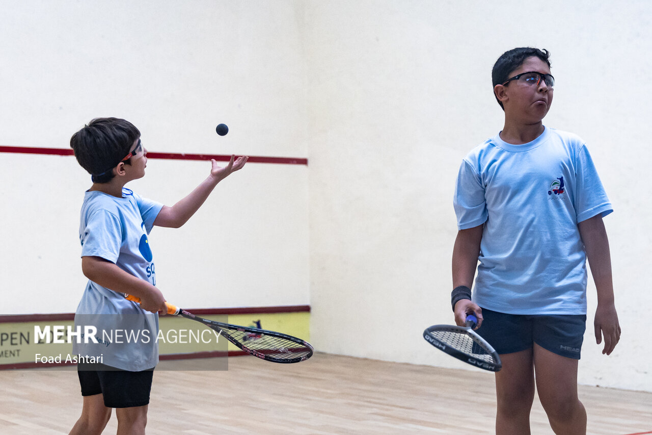 مسابقه اسکواش ایران جونیور