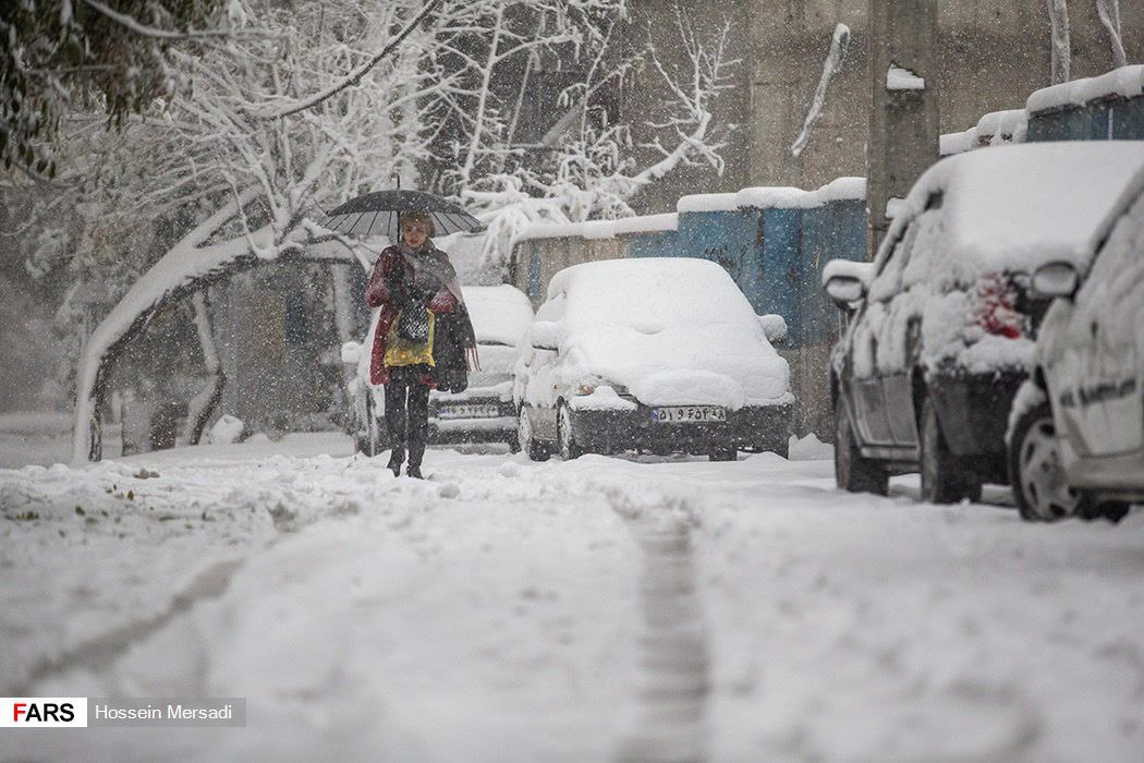  روز برفی تهران؛ آبان ماه ۱۳۹۸ 