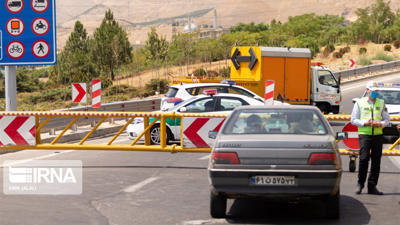اعمال محدودیت ترافیکی از ساعت ۱۲ در ابتدای آزاد راه تهران - شمال