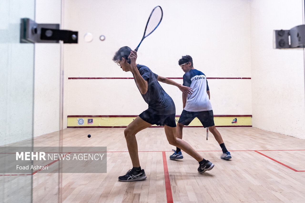 مسابقه اسکواش ایران جونیور
