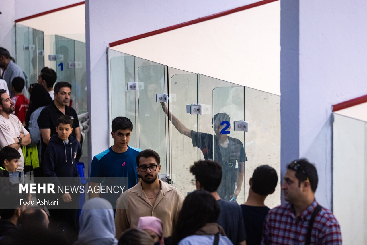 مسابقه اسکواش ایران جونیور