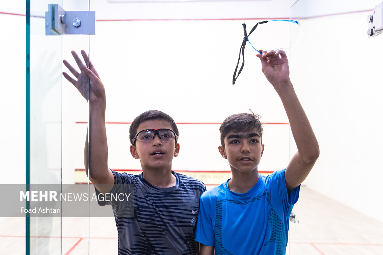 مسابقه اسکواش ایران جونیور
