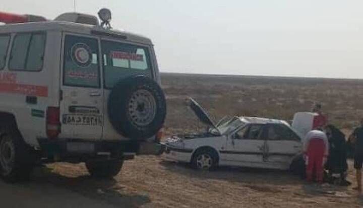 تصادف در جاده بوشهر - گناوه ۵ مصدوم داشت