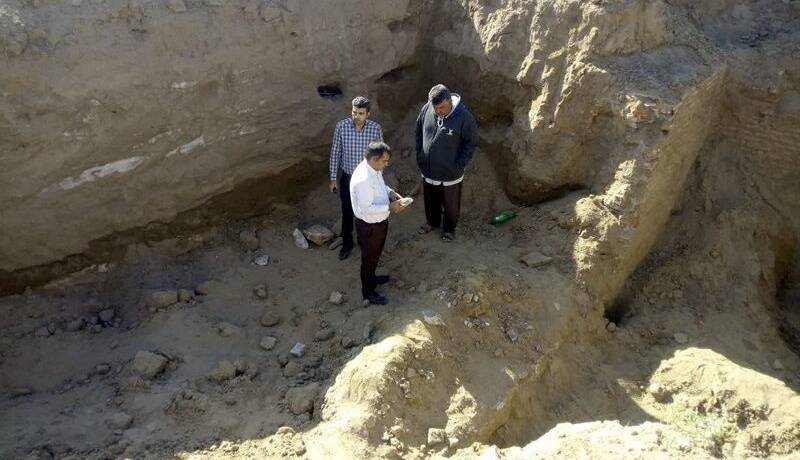 کشف محوطه تاریخی متعلق به قرون میانه اسلام در گناباد