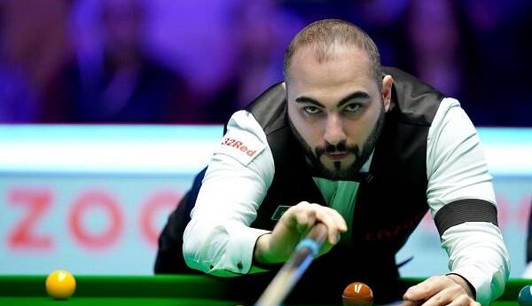 آغاز به کار حسین وفایی در جدول اصلی مسابقات اسنوکر قهرمانی بینالمللی