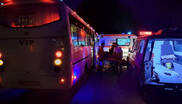 انحراف مینیبوس در محور ایواوغلی - خوی ۲ مصدوم بهجا گذاشت