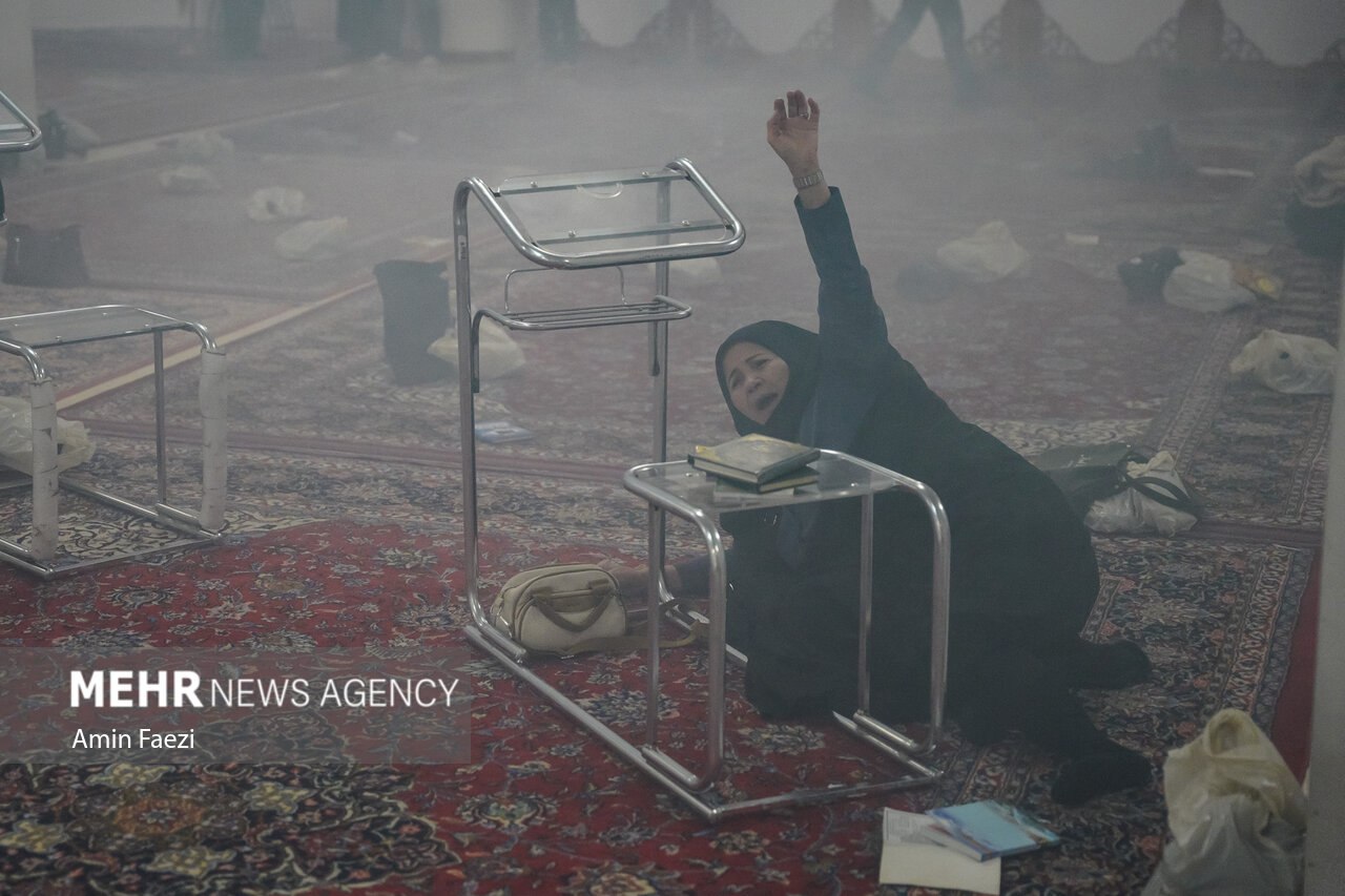 مانور امداد و نجات در حرم شاهچراغ(ع)