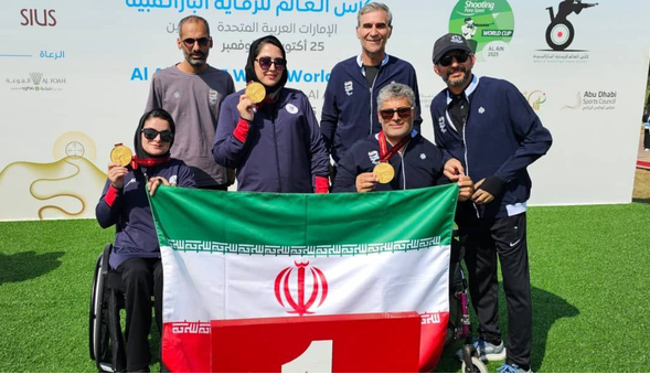 مدال طلای تیمی تپانچه متر به ملیپوشان ایران رسید