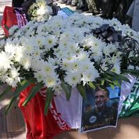 پیکر جانباز سرافراز سرتیپ دوم خلبان محمد طیبی در اراک تشییع شد