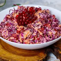 سالاد پاییزی با ۲ مدل سس