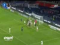 گل اول پاری سن ژرمن به نیس توسط گونچالو راموس در دقیقه 4+90