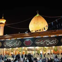 فیلم/ حرم مطهر شاهچراغ سیاه‌پوش عزای مادر شد