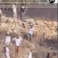 حمله شهرکنشینان صهیونیست به شهرک قبلان در جنوب نابلس در کرانه باختری