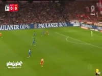 گل اول بایرن مونیخ به بایرلورکوزن توسط گنبری در دقیقه 25