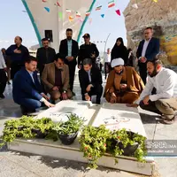 آیین افتتاح پروژه‌های شهرداری درچه