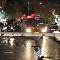 آتش‌سوزی انبار روکش صندلی در خیابان جمهوری اسلامی مشهد مهار شد