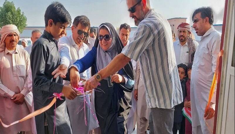 یک مدرسه روستایی خیرساز در شهرستان زرآباد افتتاح شد