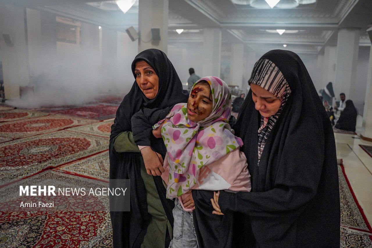 مانور امداد و نجات در حرم شاهچراغ(ع)